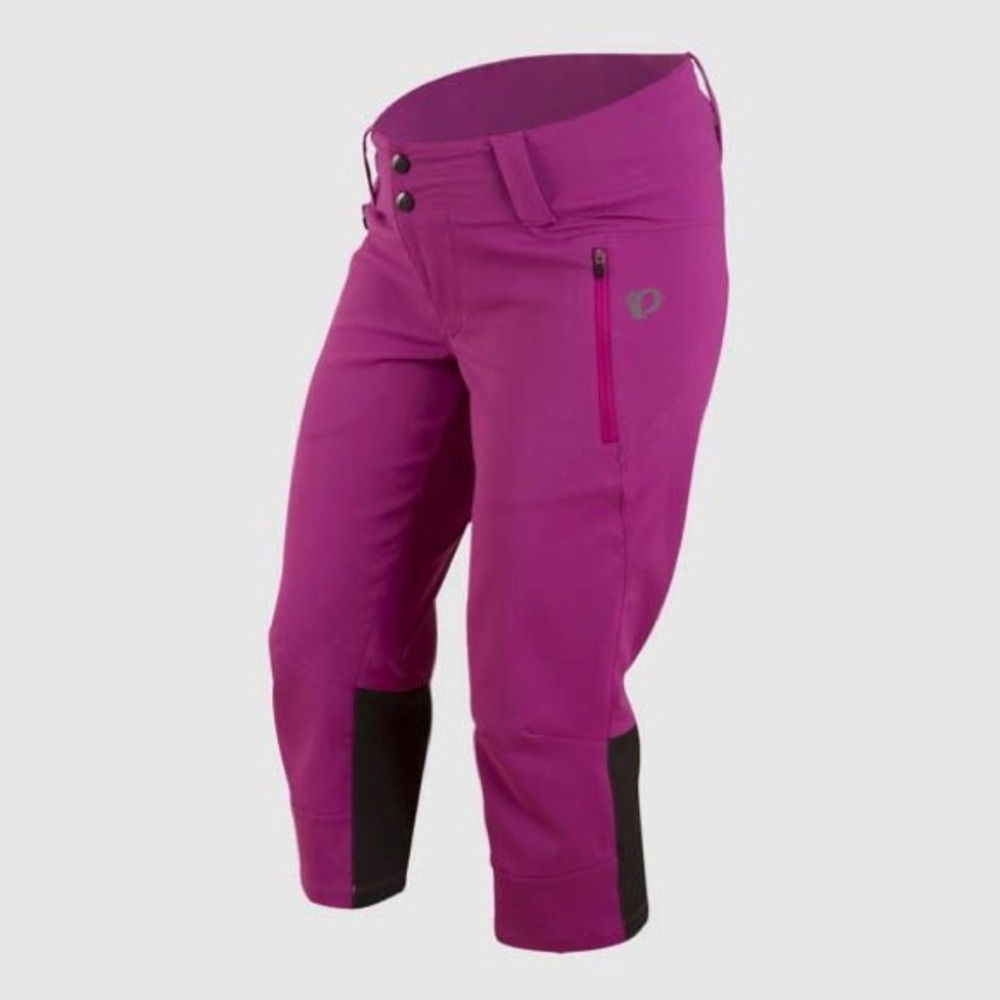 NWOT Pearl Izumi Launch Capri Magenta Cycling Pants Downhill Mountain Bike